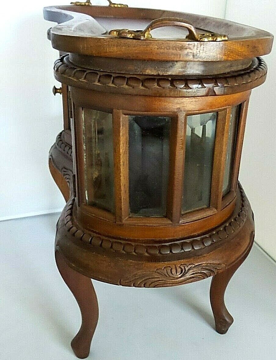 Rare Antique Salesman Sample Curio Table, 1900s