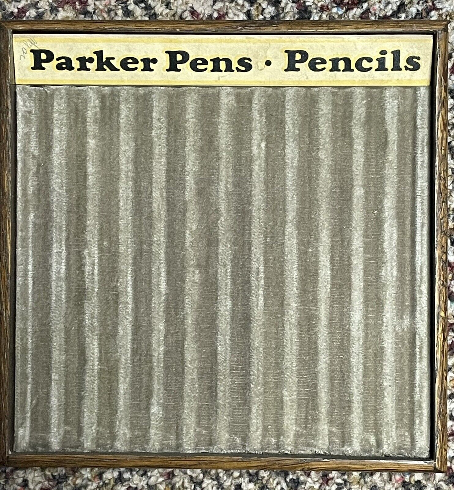 1900s Parker Fountain Pen Store Display Tray