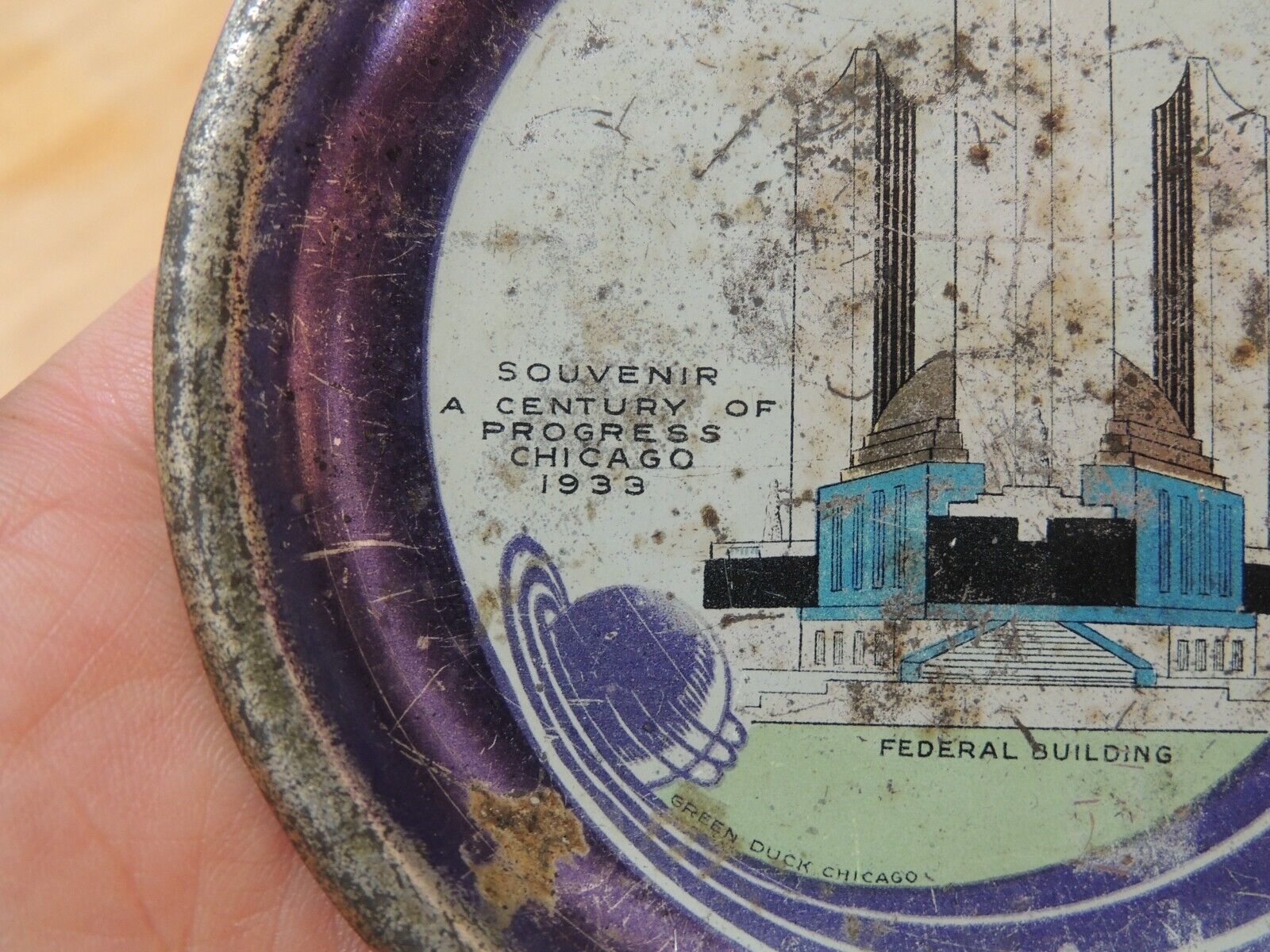 Vintage Fairy Soap and Rye Tip Tray Set