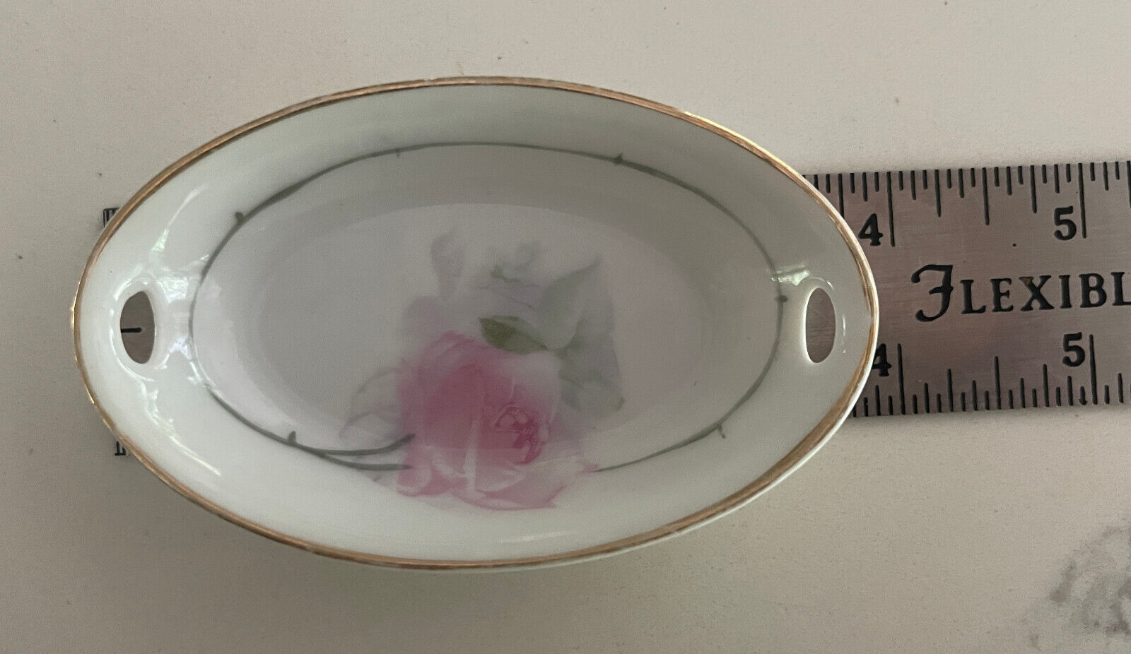 Zeh Scherzer Bavaria Empire Rose Trinket Tray
