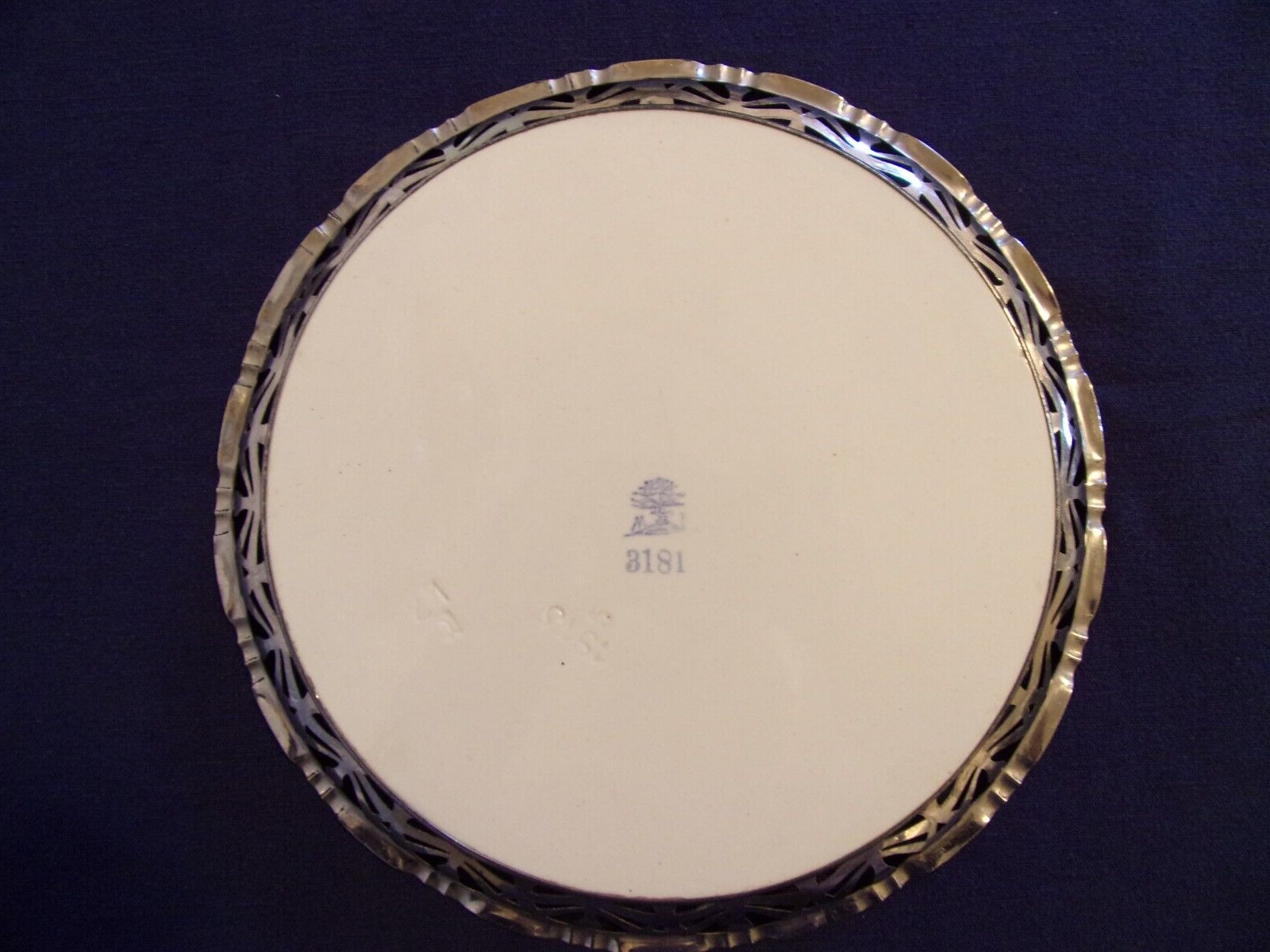 Art Nouveau Porcelain Serving Tray by Wumak