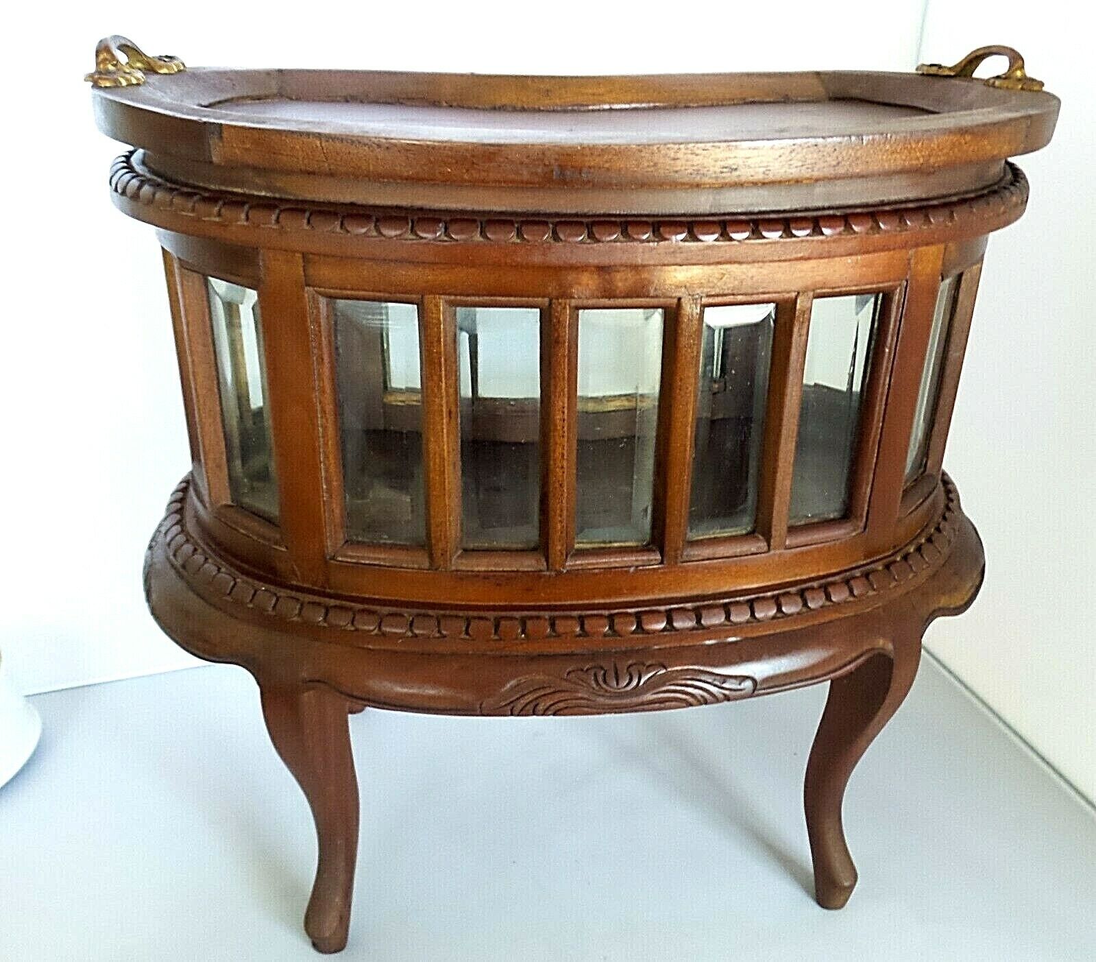 Rare Antique Salesman Sample Curio Table, 1900s