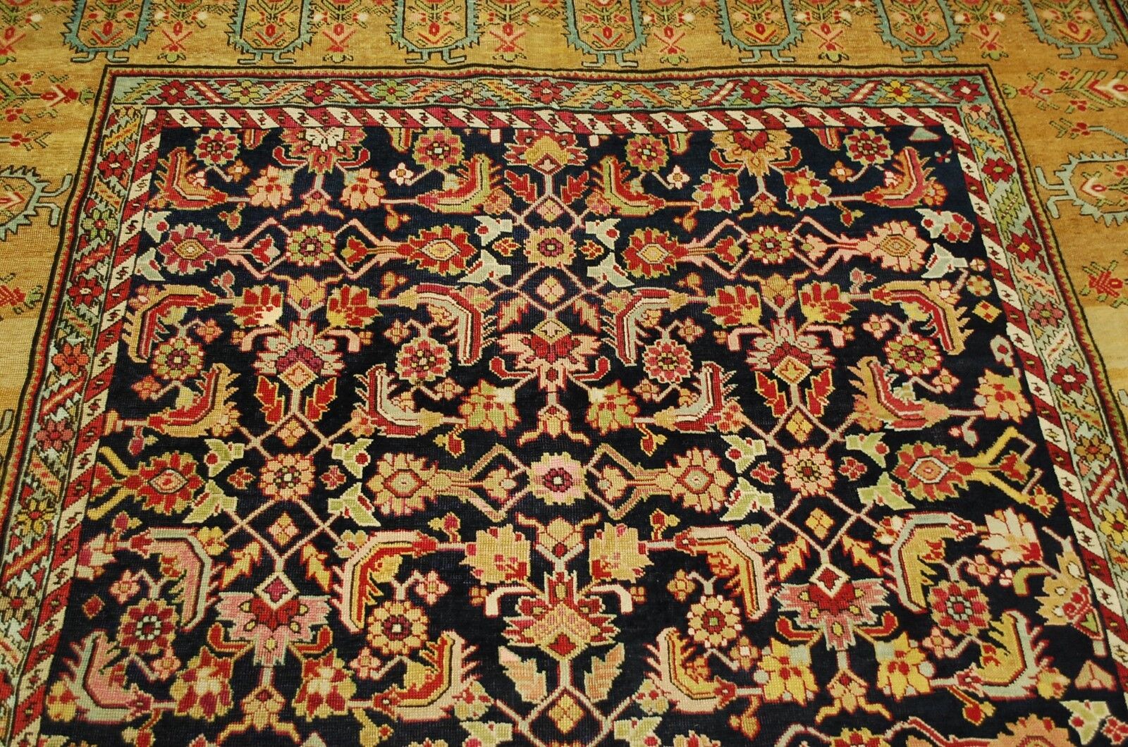 Mid-1800s Caucasian Karabagh Rug, 7'3" x 16'5