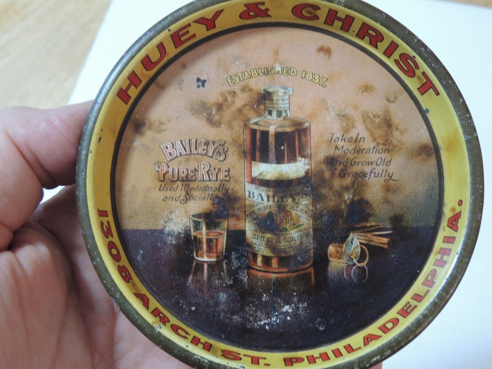 Vintage Fairy Soap and Rye Tip Tray Set