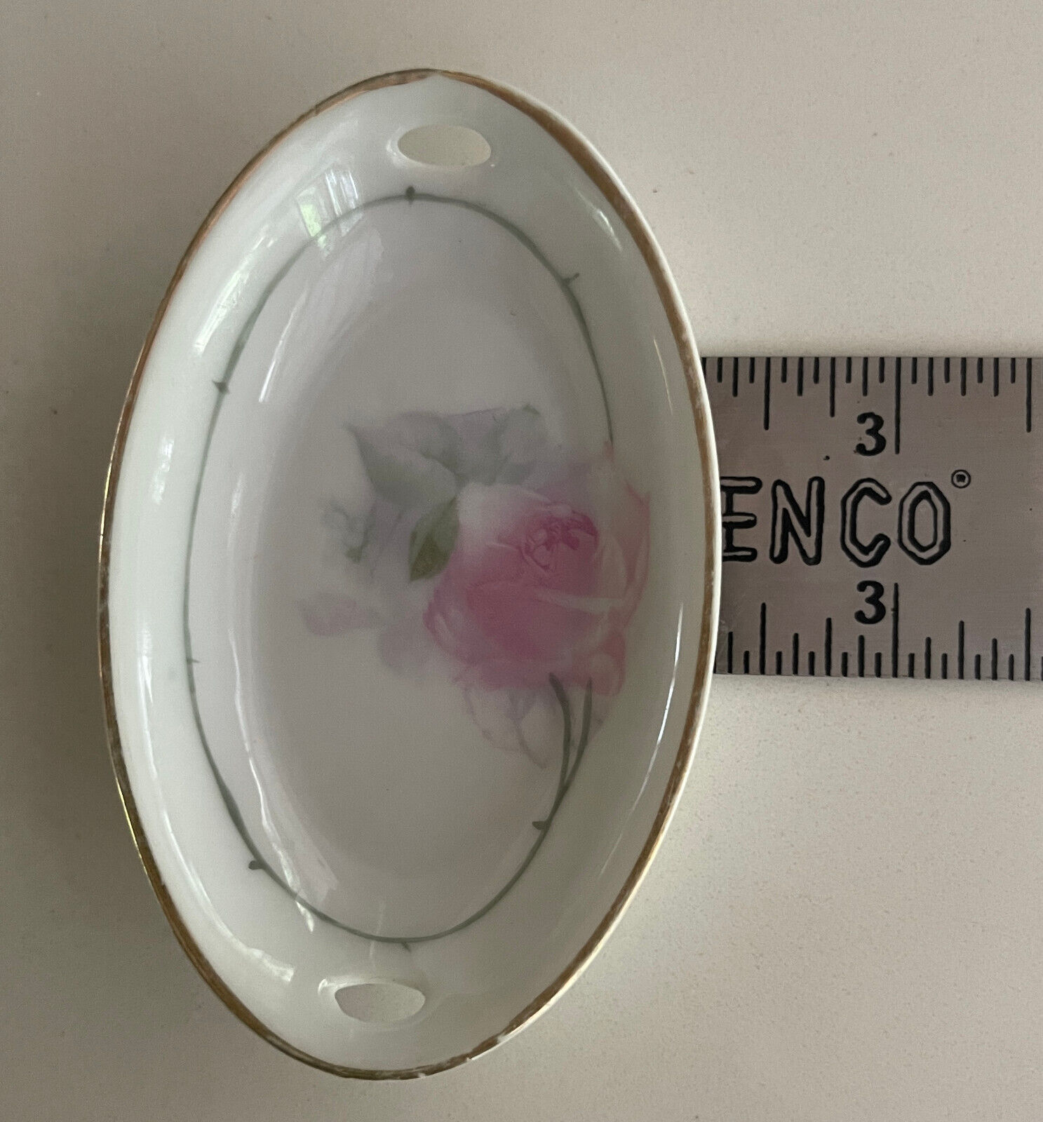 Zeh Scherzer Bavaria Empire Rose Trinket Tray