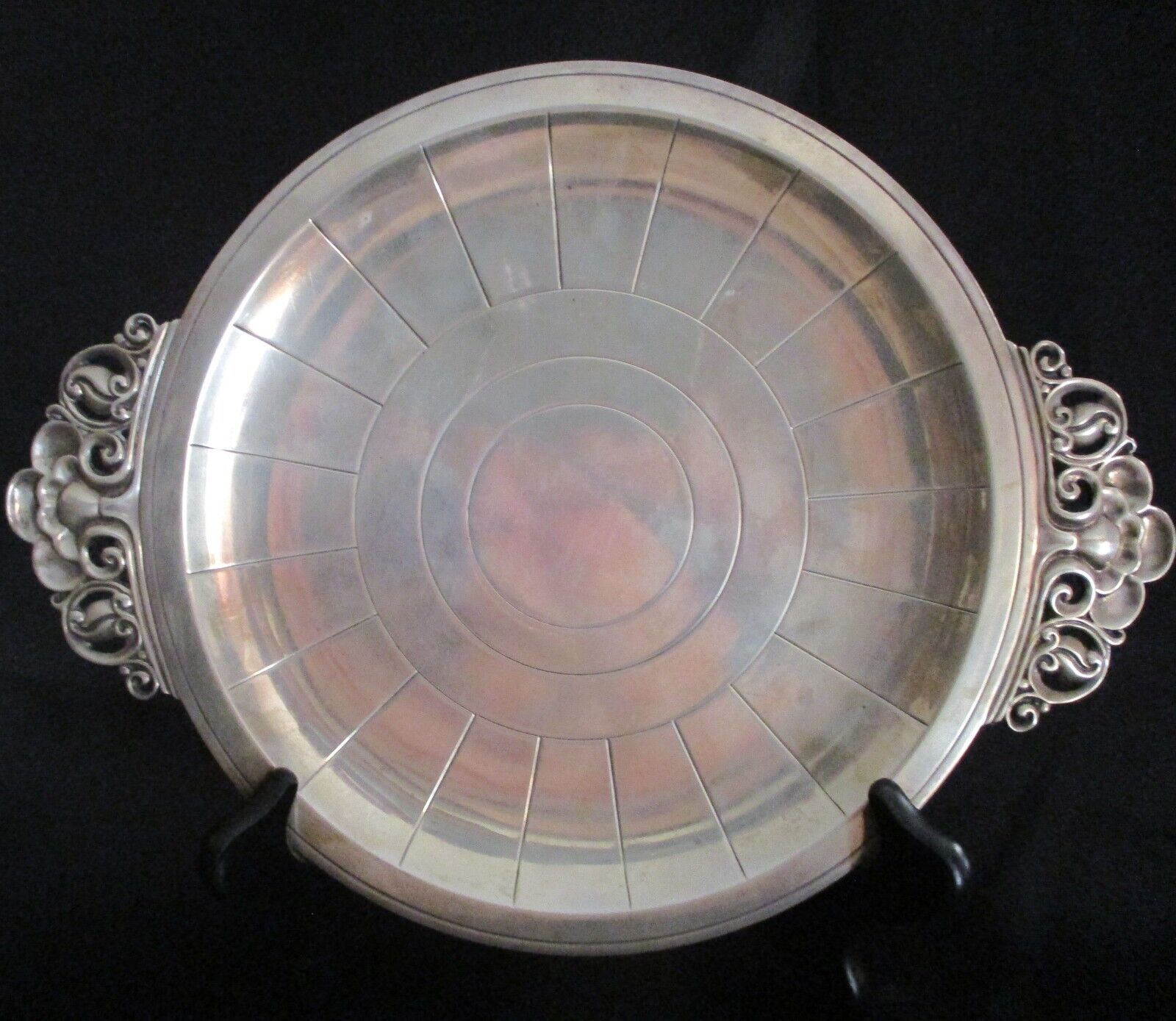 Tiffany & Co Art Nouveau Sterling Silver Tray