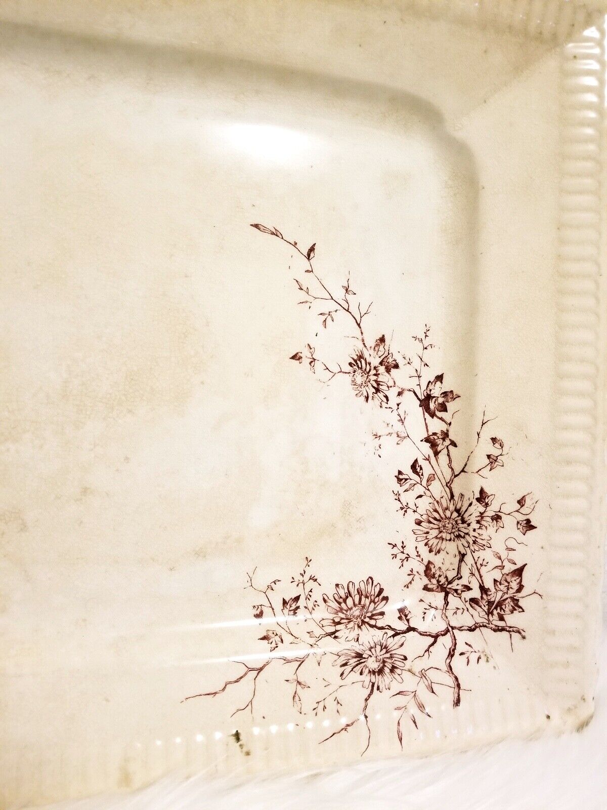 Large Antique Imperial China Porcelain Platter
