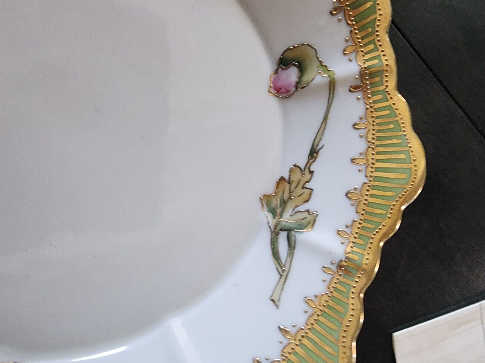 Art Nouveau Hand Painted Nippon Dresser Tray