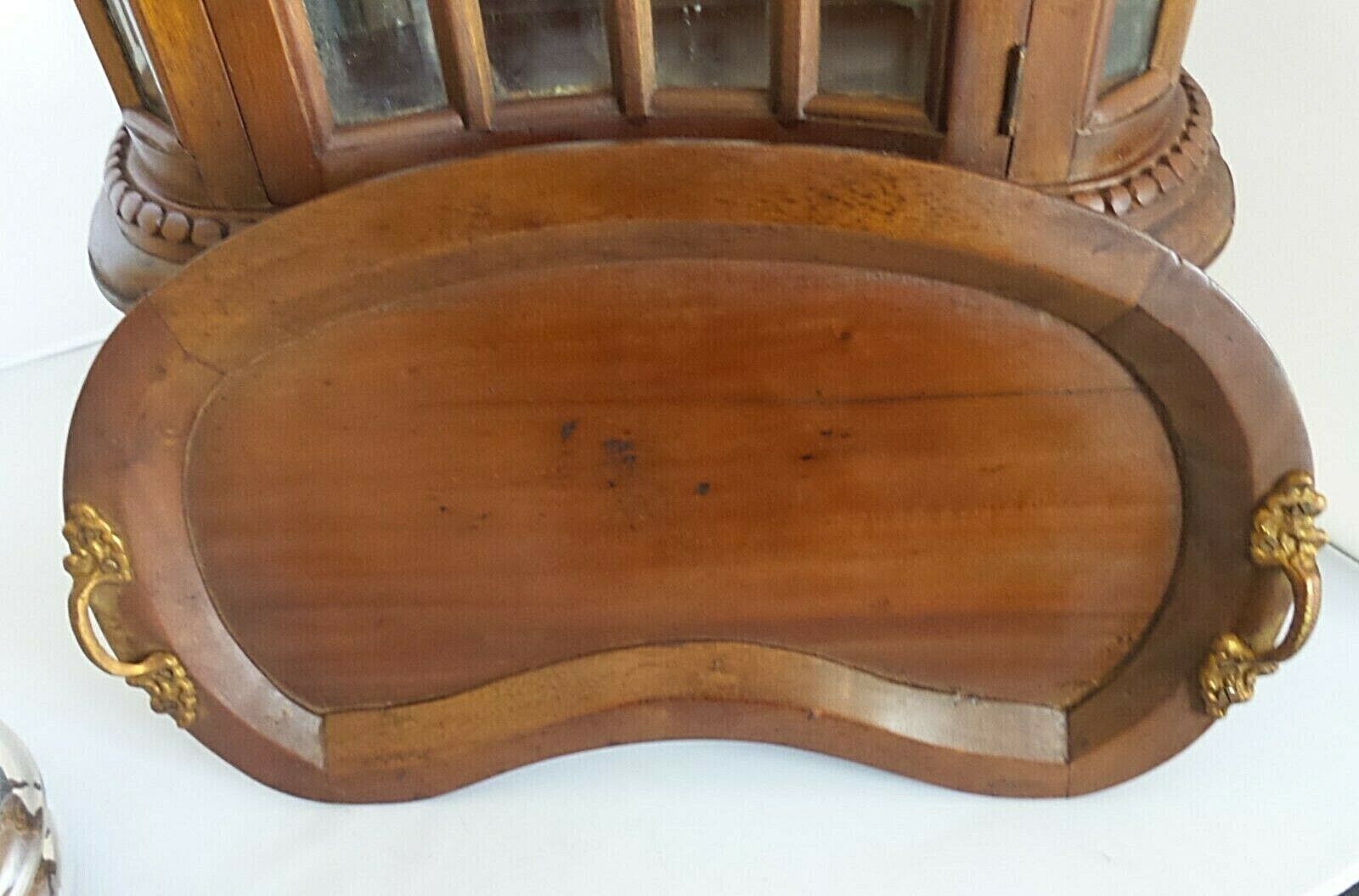 Rare Antique Salesman Sample Curio Table, 1900s