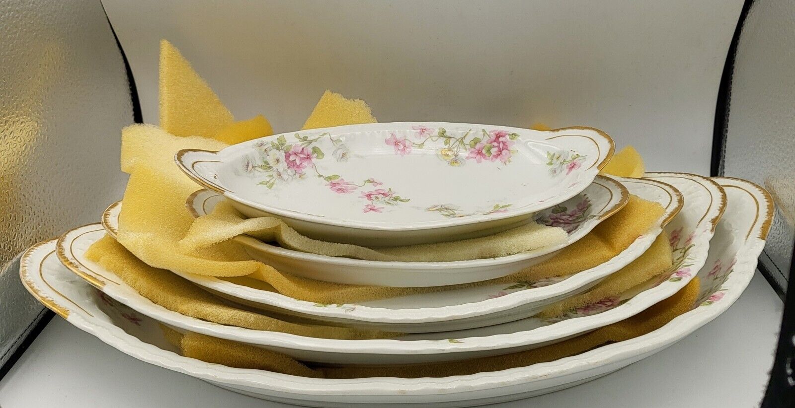 Theodore Haviland Scalloped Edge Antique Platters