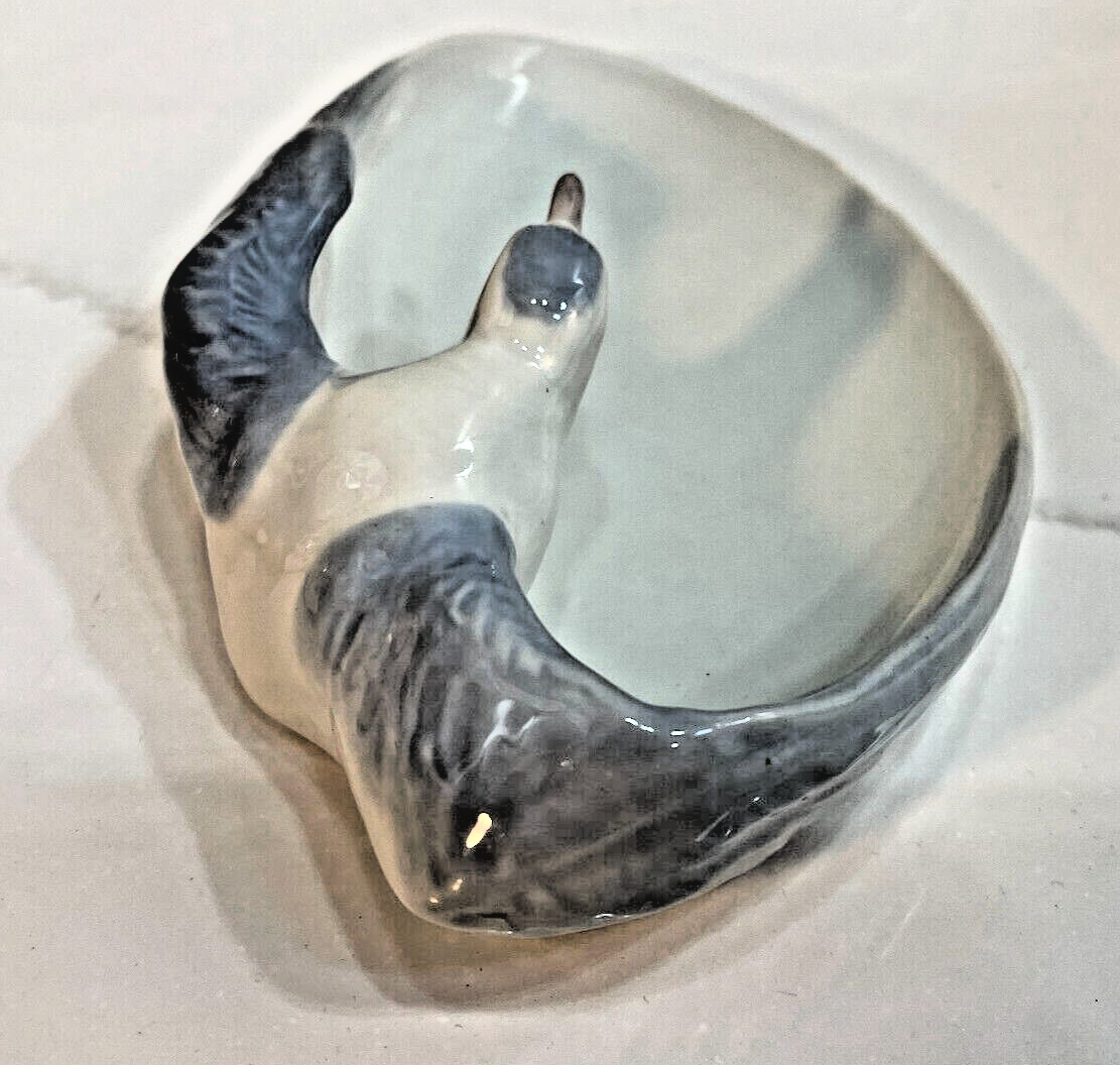 Vintage G. Heubach Seagull Porcelain Tray, 1900s
