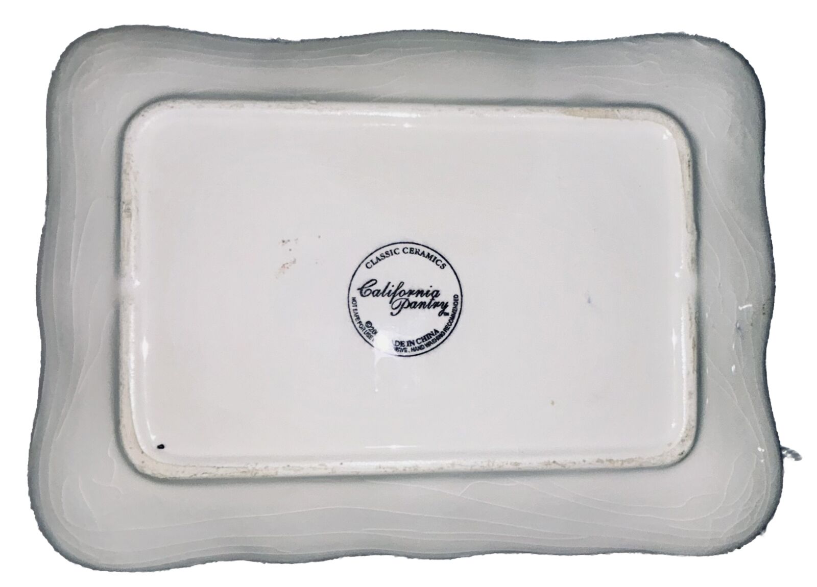 Classic 1900s Parisian Ceramic Advertising Tray