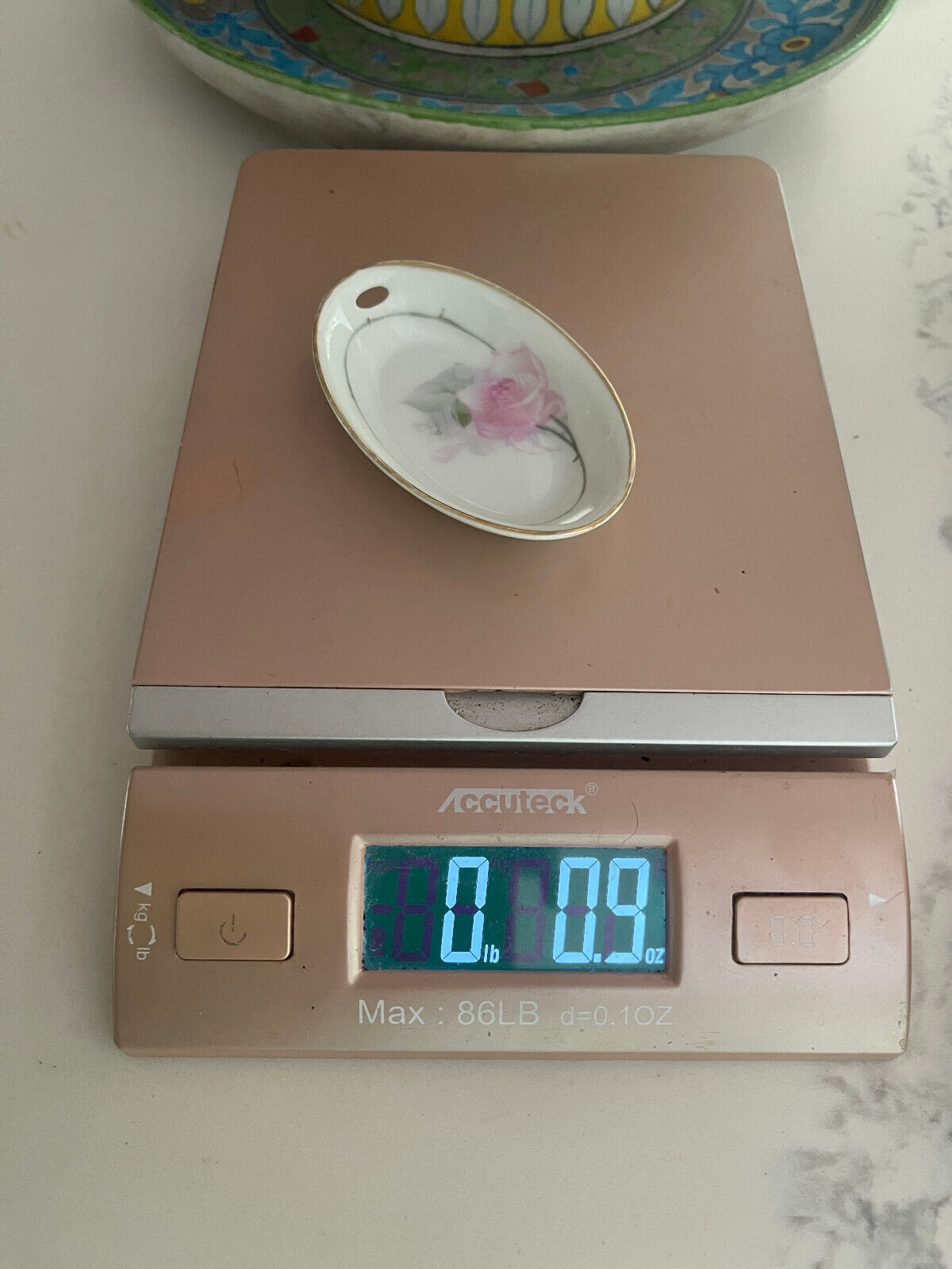 Zeh Scherzer Bavaria Empire Rose Trinket Tray