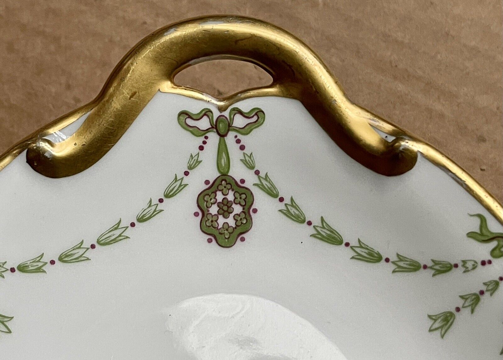 1900s Charles Field Haviland Limoges Handled Tray
