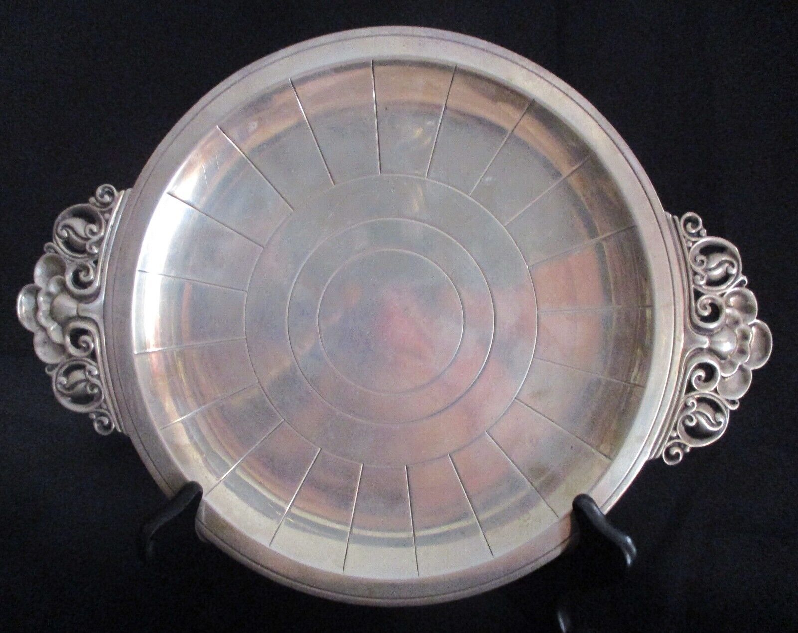 Tiffany & Co Art Nouveau Sterling Silver Tray