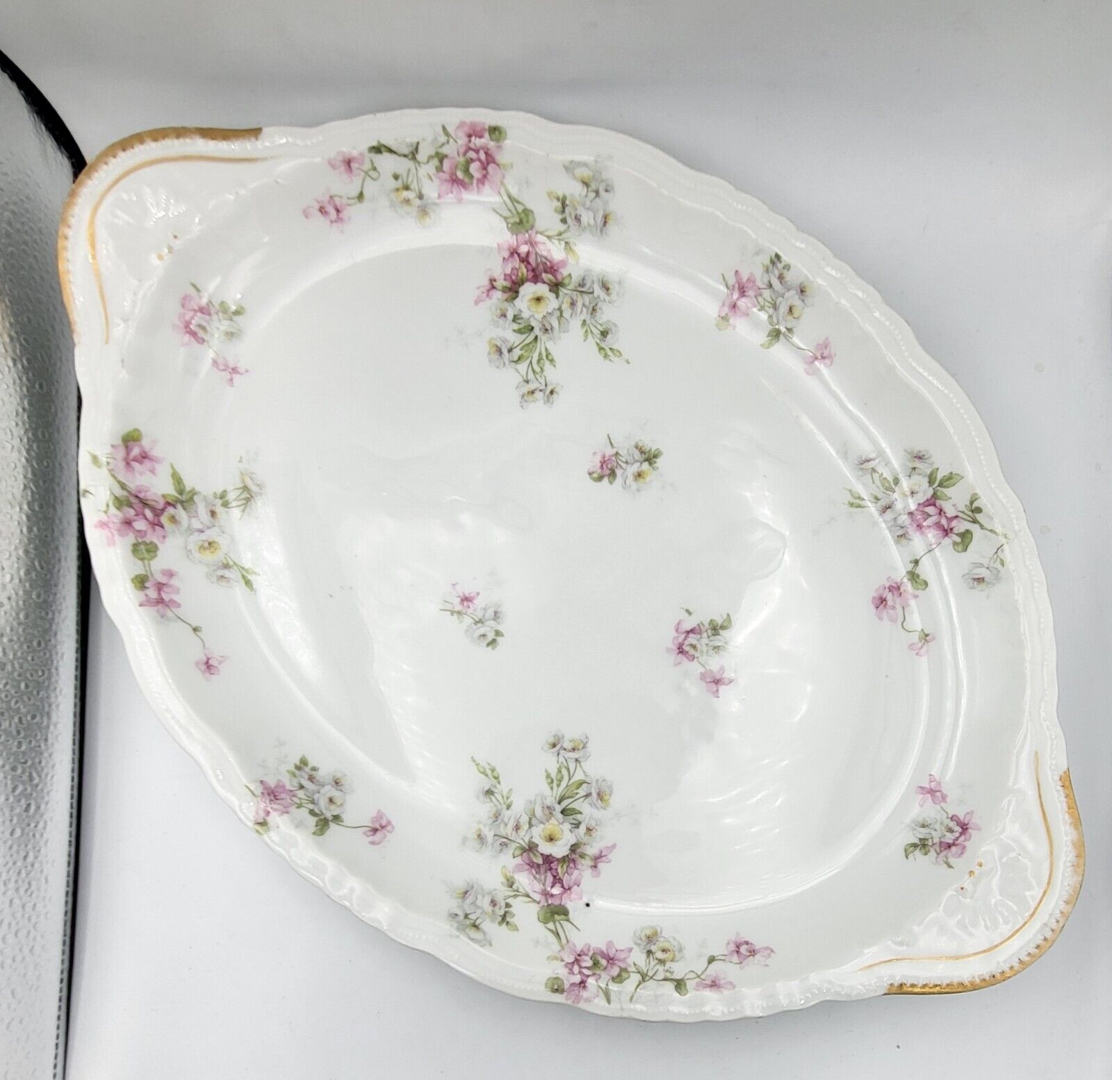 Theodore Haviland Scalloped Edge Antique Platters