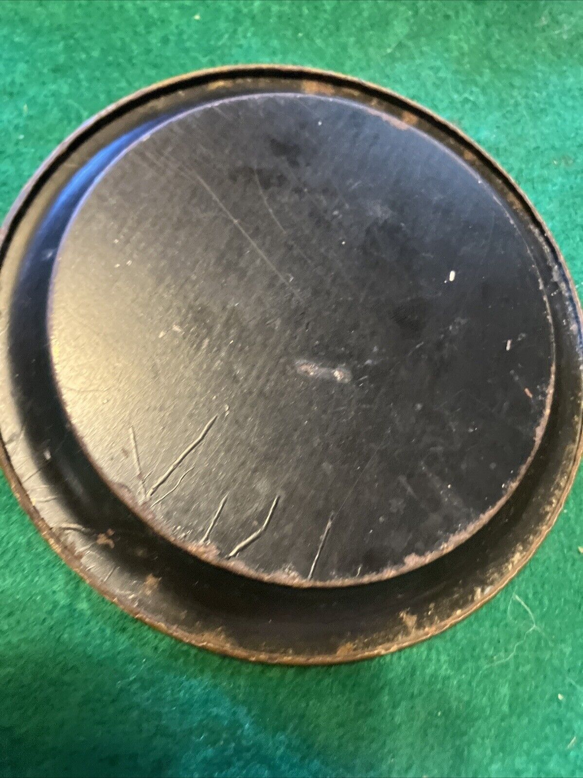 1900s Antique President Suspenders Tin Litho Tray