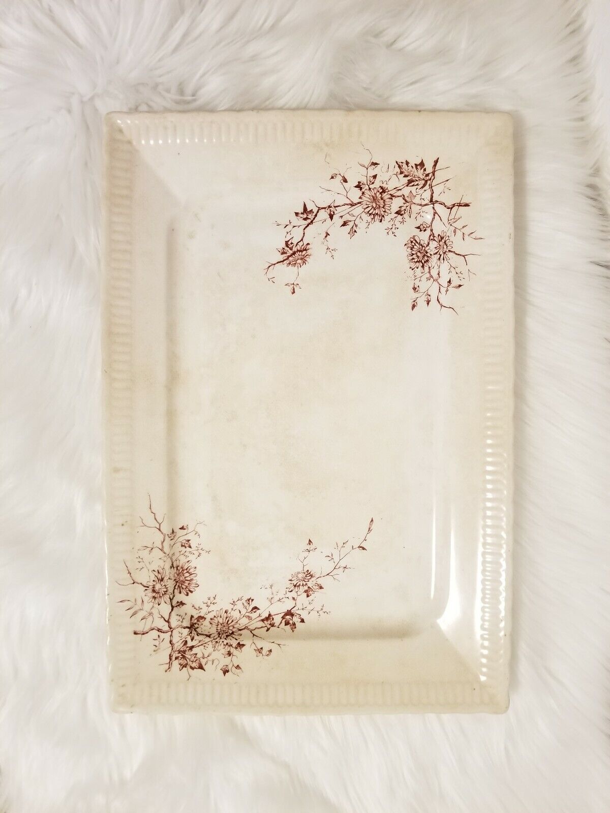 Large Antique Imperial China Porcelain Platter