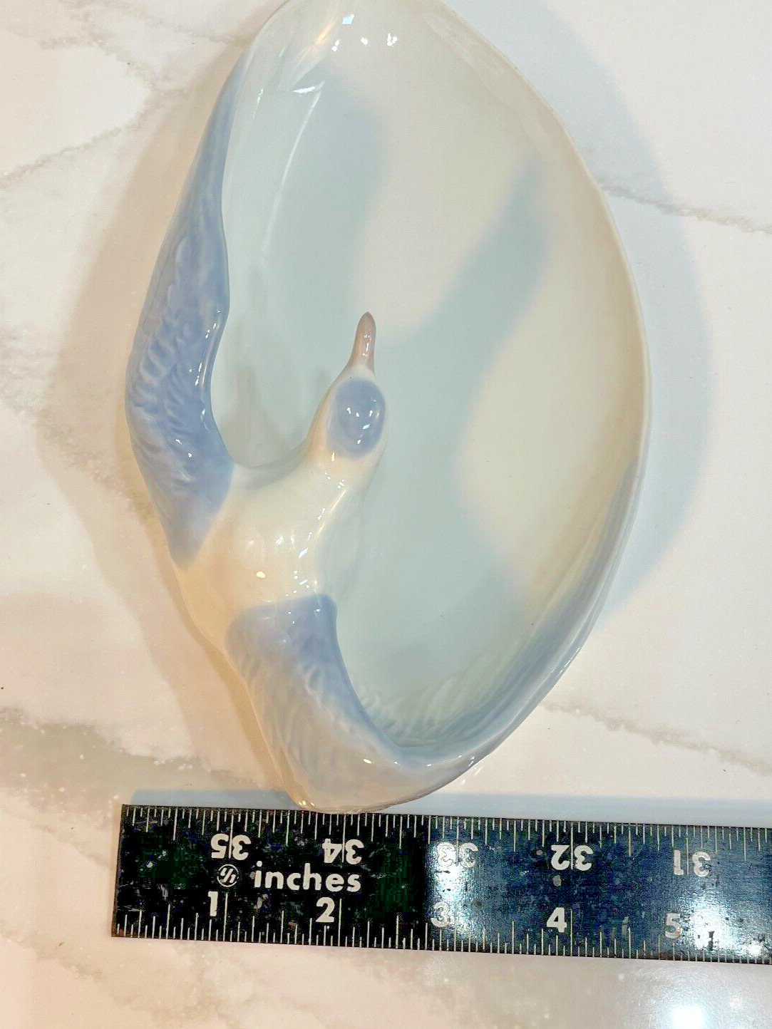 Vintage G. Heubach Seagull Porcelain Tray, 1900s