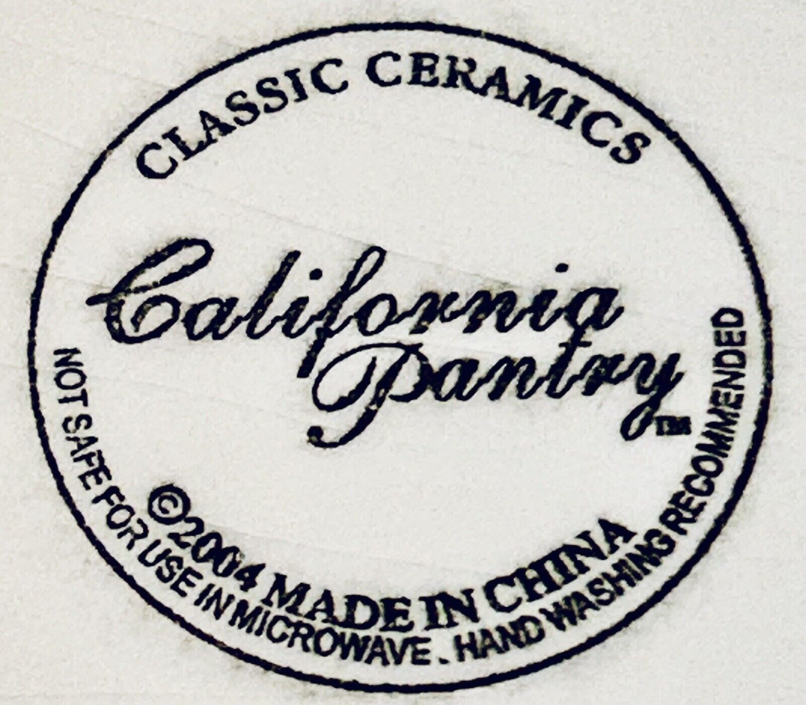 Classic 1900s Parisian Ceramic Advertising Tray