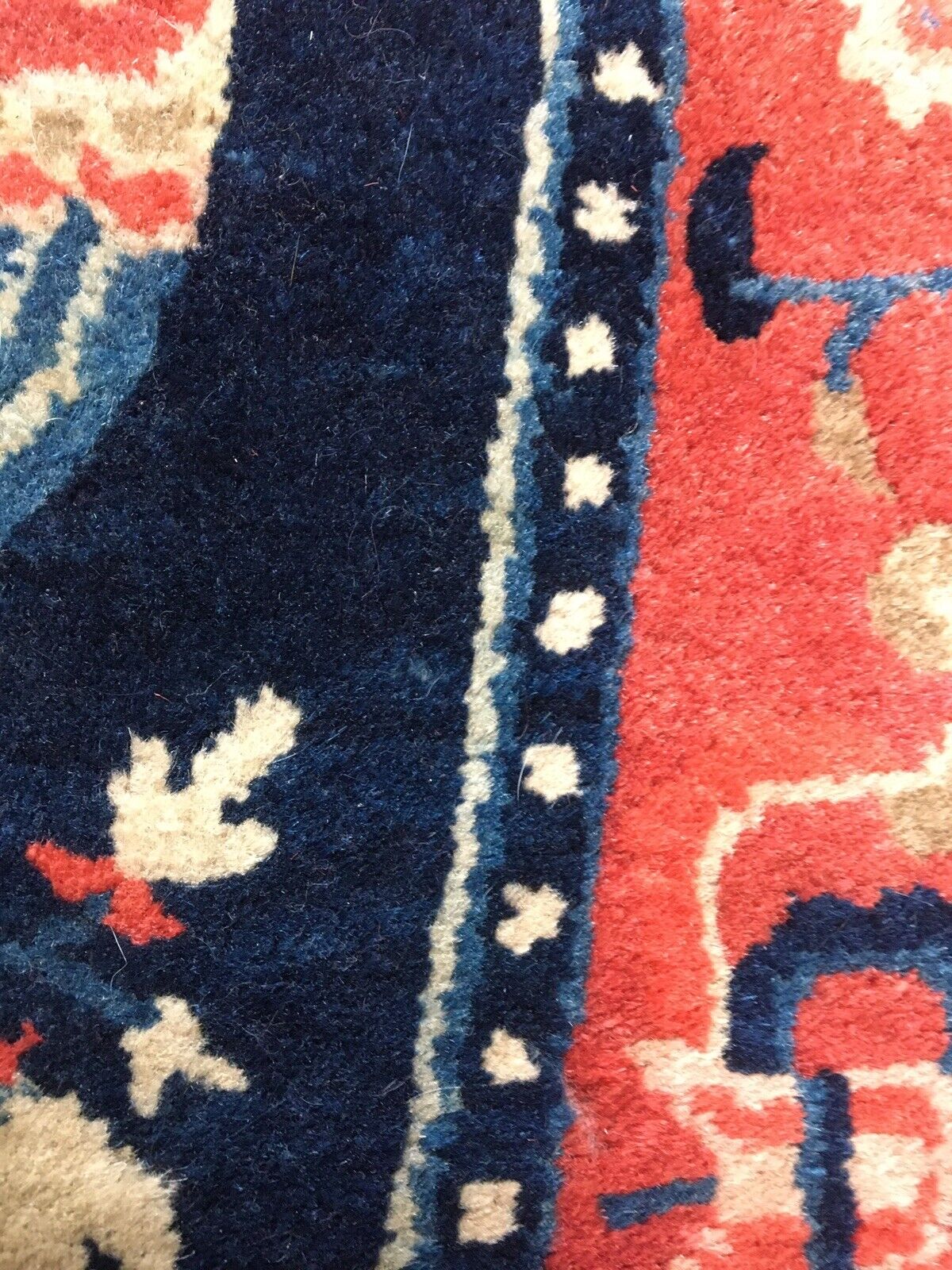 Early 1800s Tibetan Saddle Horse Cover Rug