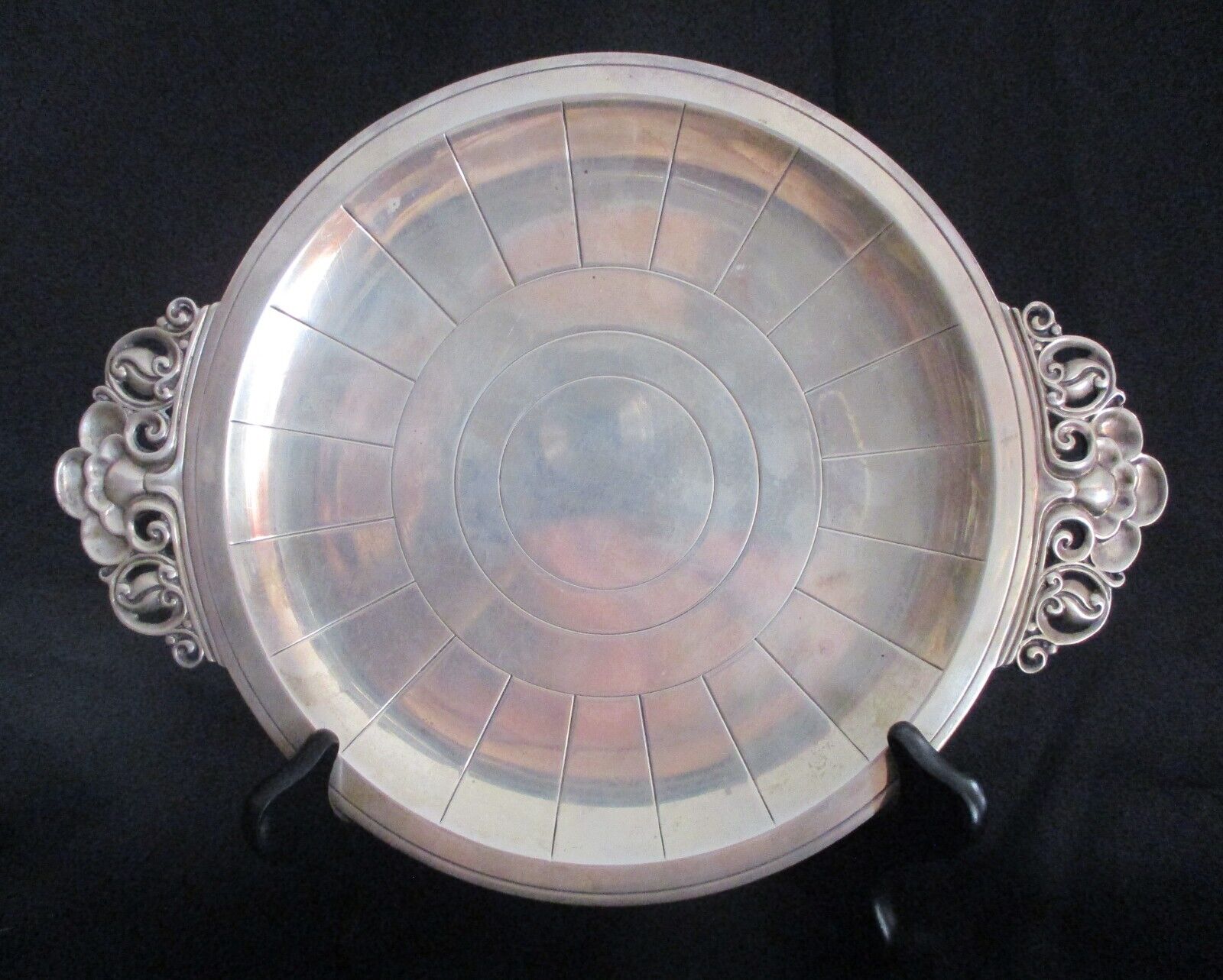 Tiffany & Co Art Nouveau Sterling Silver Tray