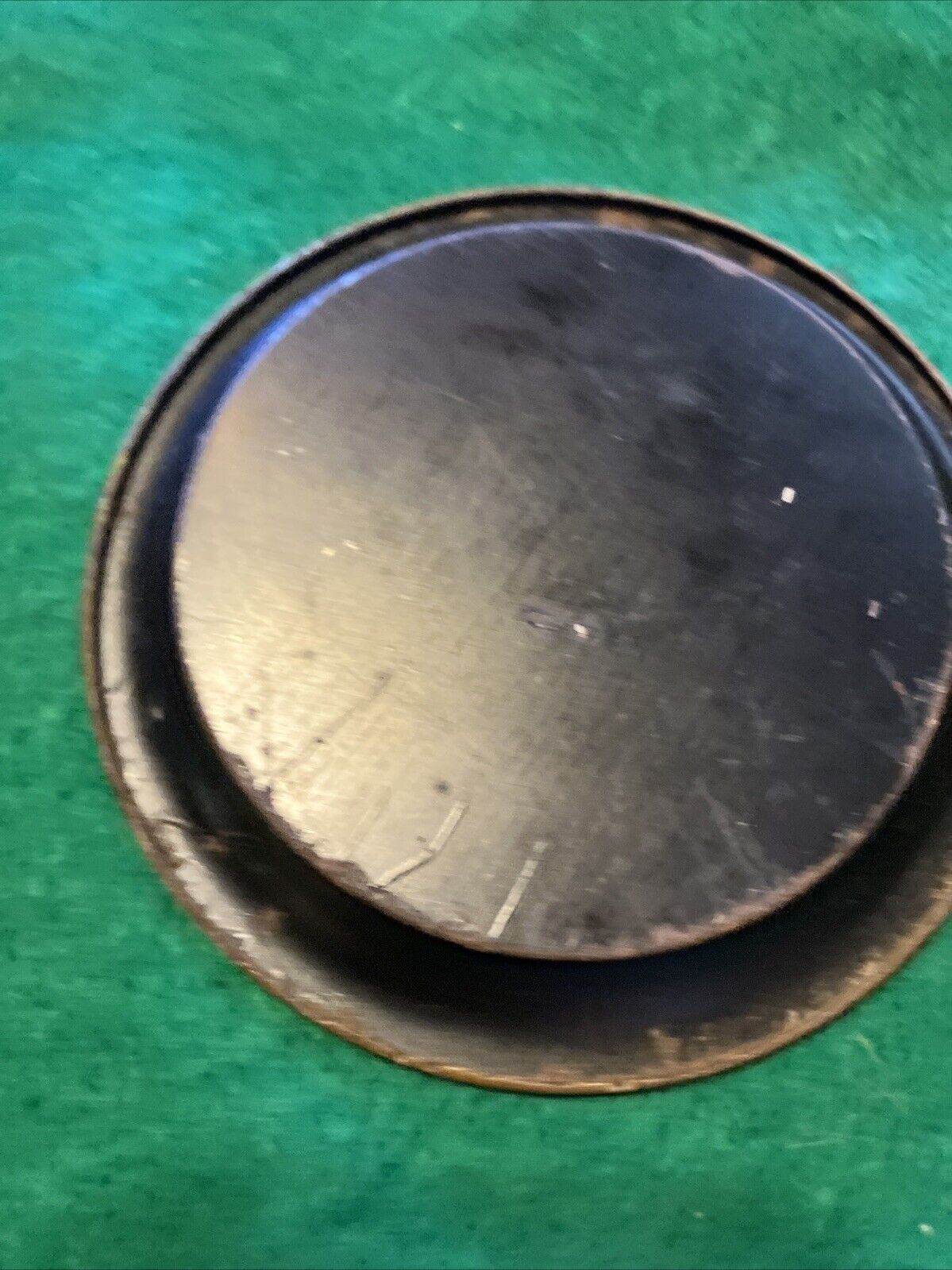1900s Antique President Suspenders Tin Litho Tray