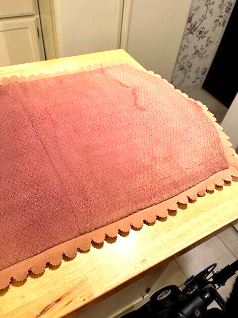 Antique 1800s Hand-Sewn Felt Penny Rug