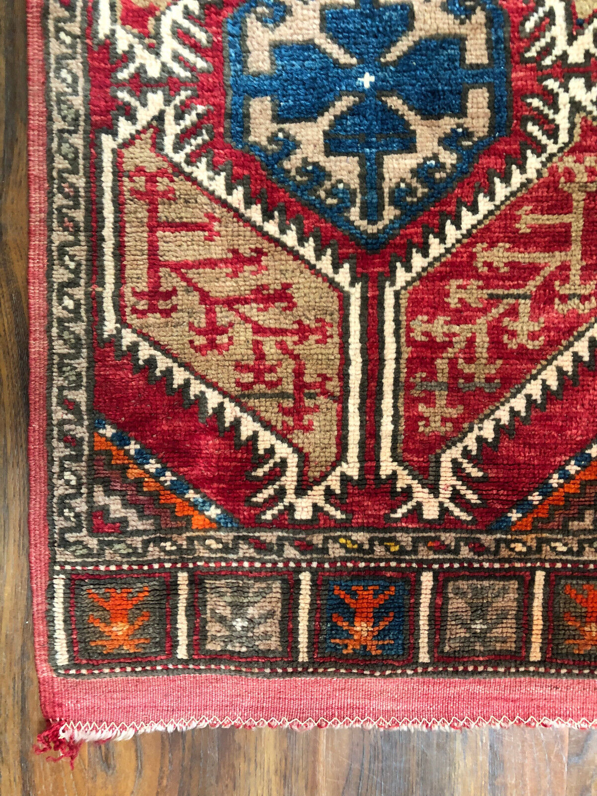Vintage 1800s Middle Eastern Camel Hair Mat