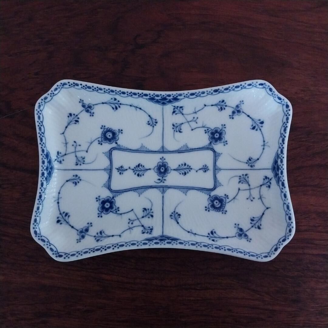 Royal Copenhagen Blue Fluted Tray, Early 1900s