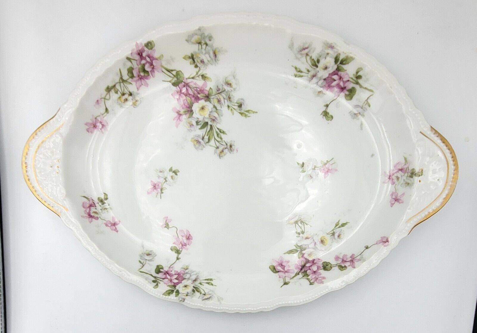 Theodore Haviland Scalloped Edge Antique Platters