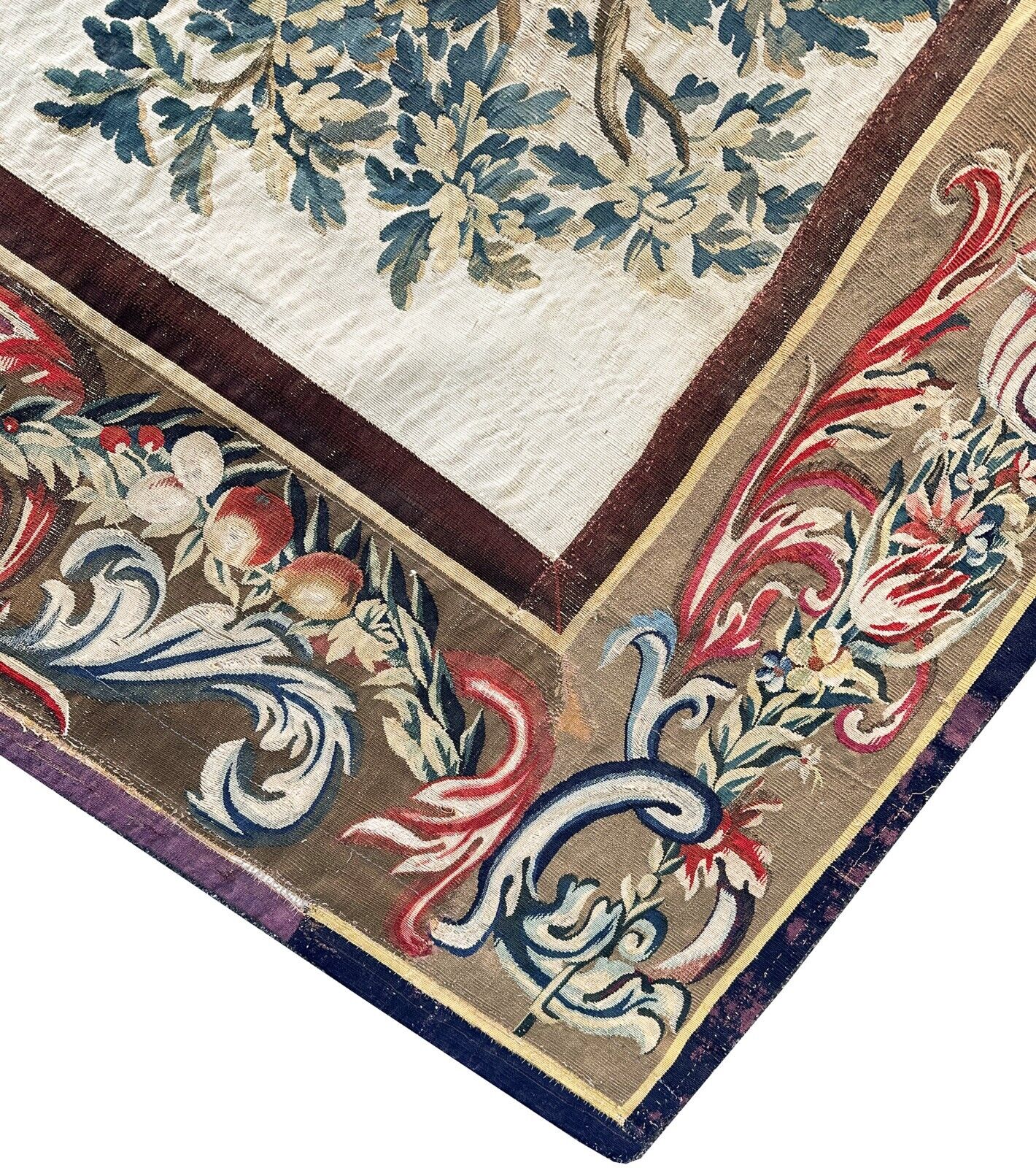 18th Century French Wool & Silk Tapestry 7x11ft