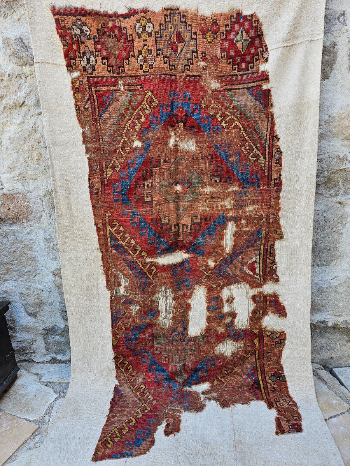 18th Century Anatolian Konya Carpet Fragment