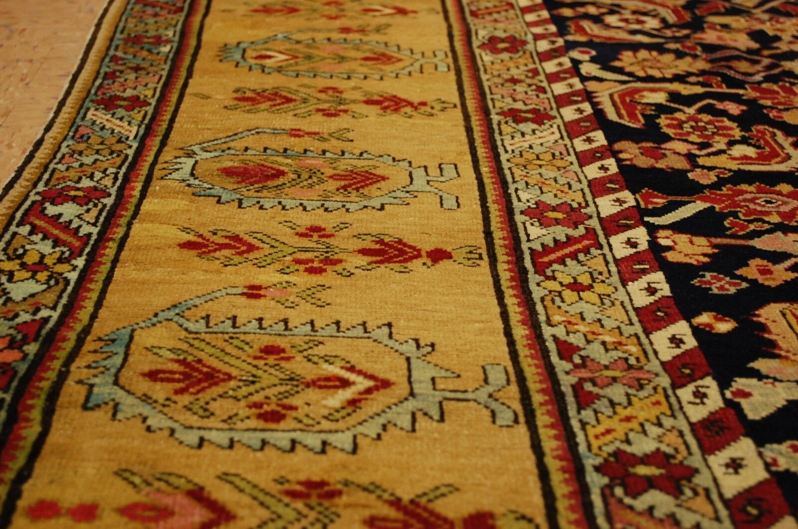 Mid-1800s Caucasian Karabagh Rug, 7'3" x 16'5