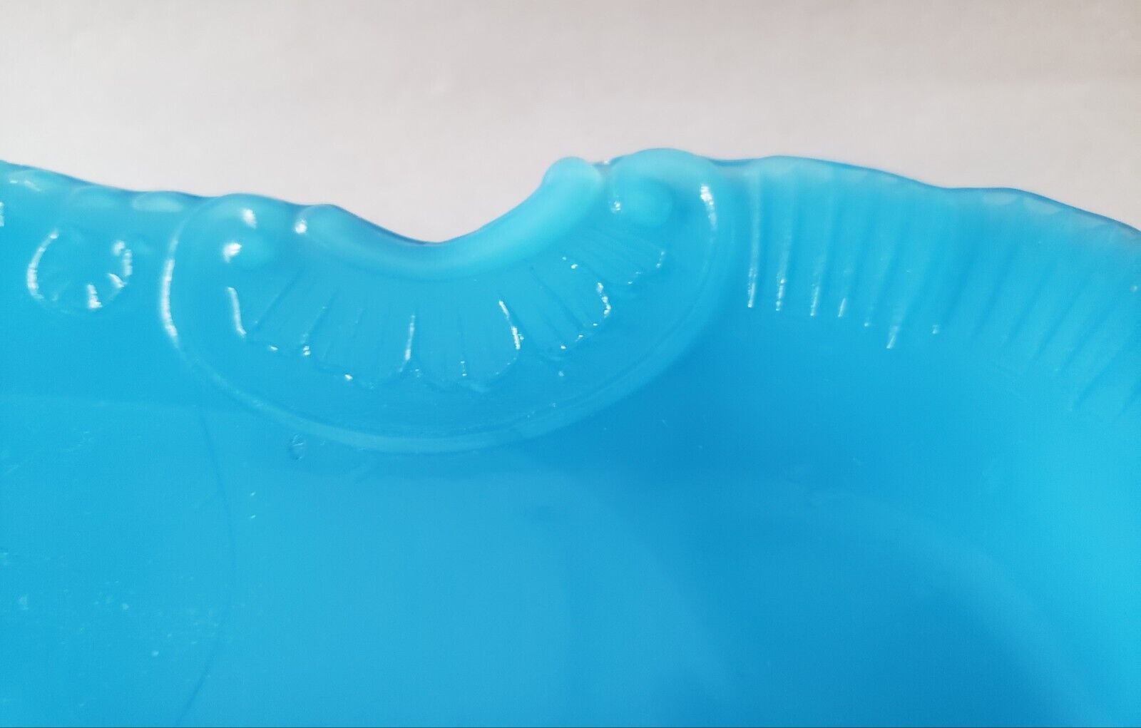 Dithridge Blue Opaline Glass Vanity Tray c1900