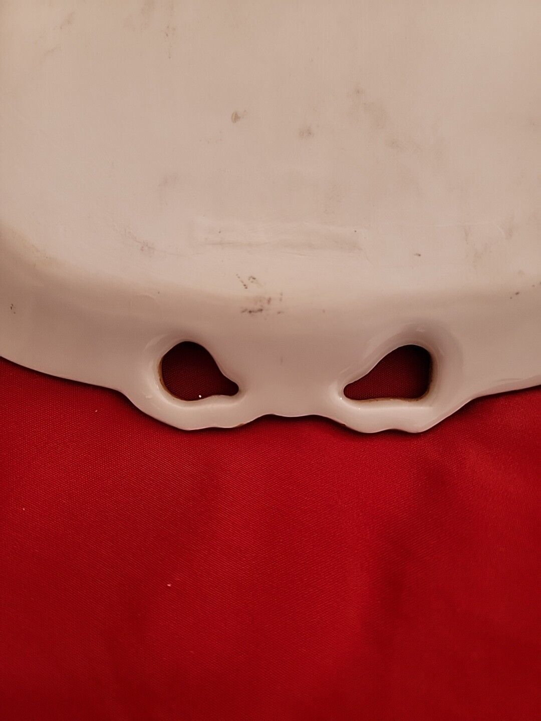 Bavarian 1900s Ceramic Tray with Gold Trim