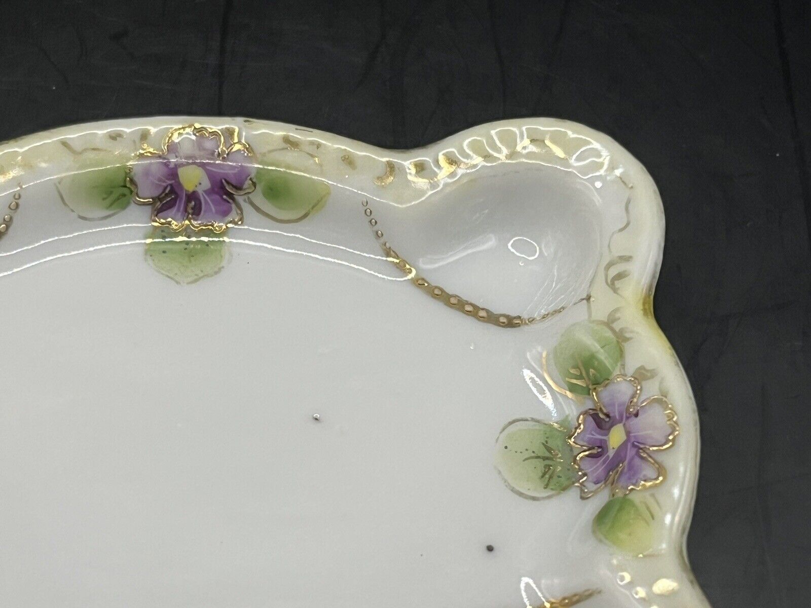 Nippon Hand-Painted Rectangular Trinket Tray