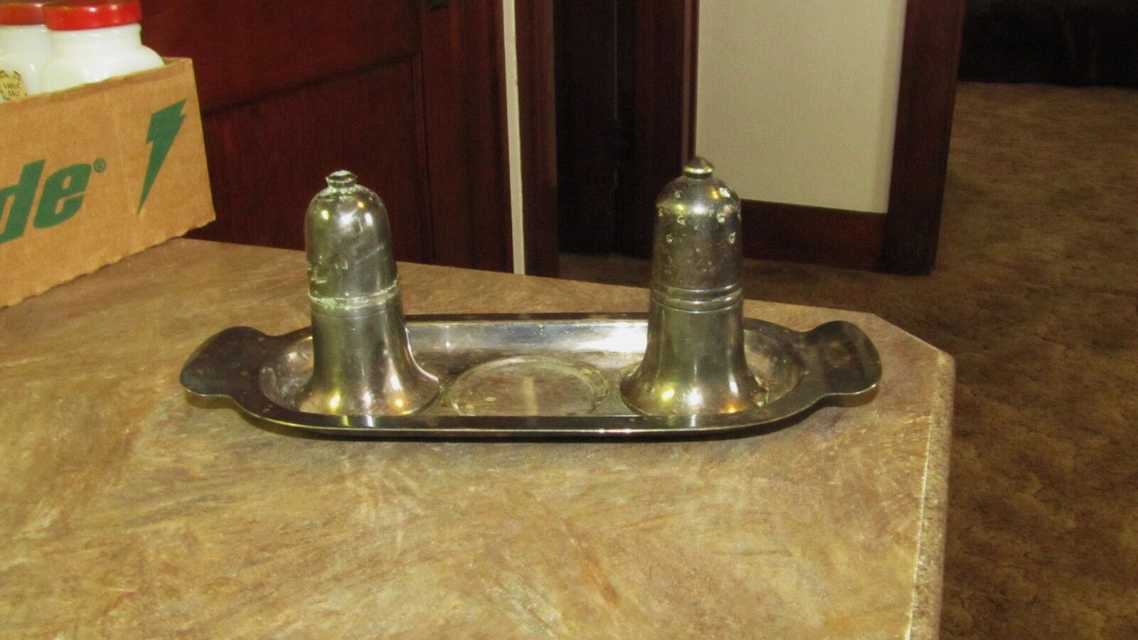 Victorian EPNS Silverplate Salt & Pepper Set