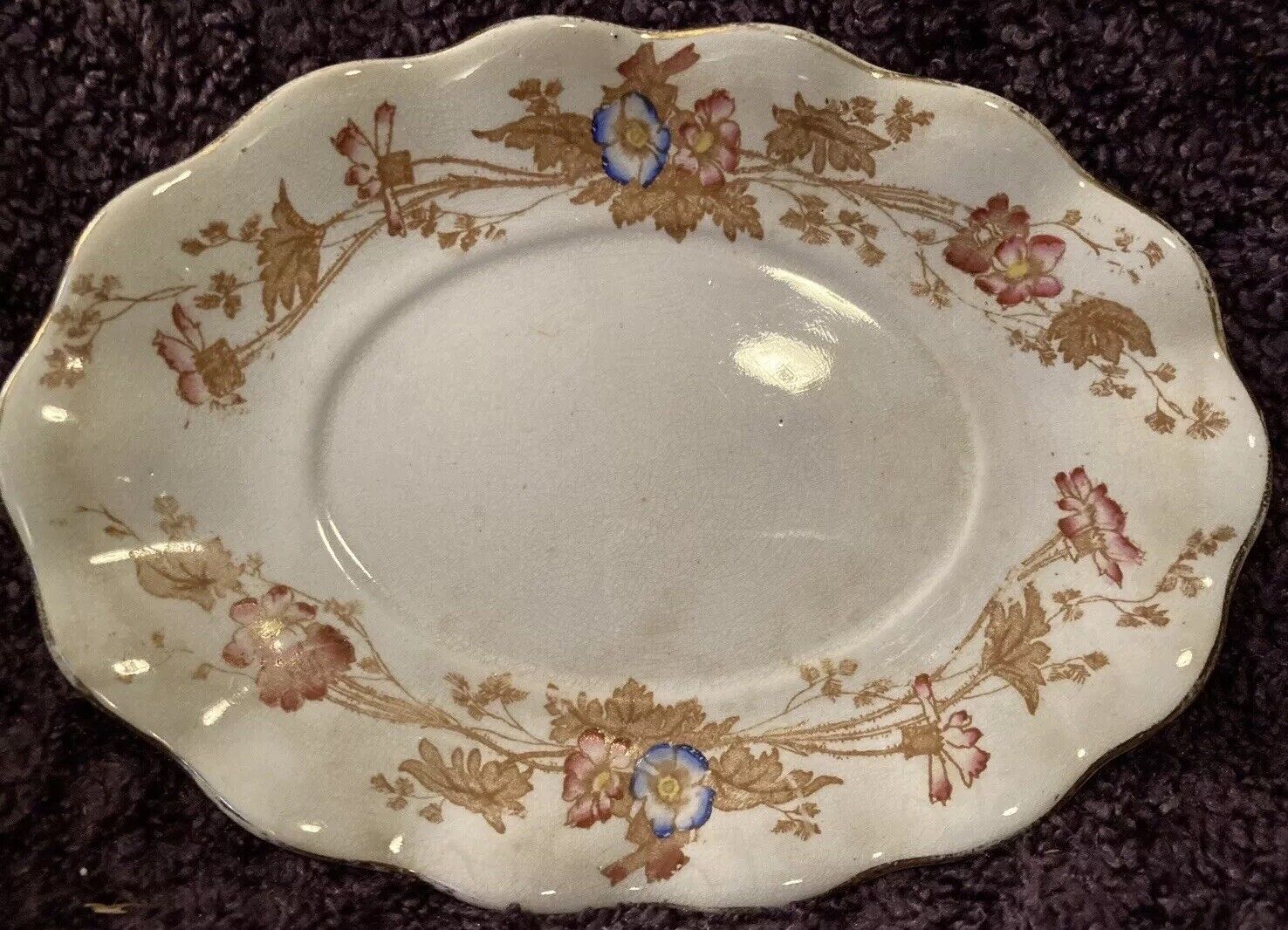 Furnival “Charm” Small Serving Plate Mid 1800’s Antique