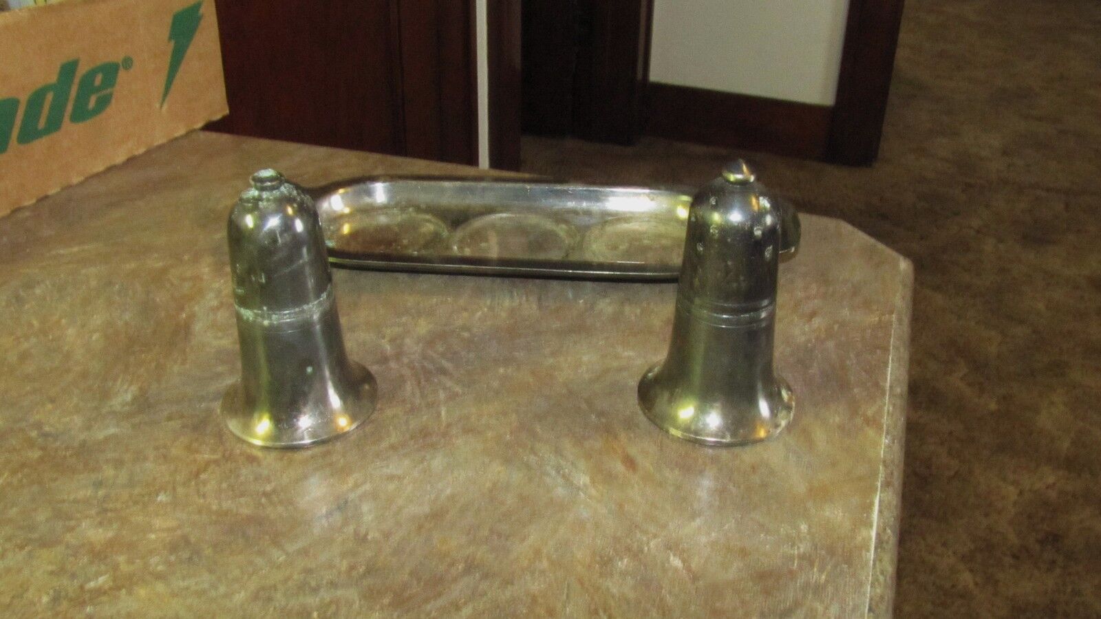 Victorian EPNS Silverplate Salt & Pepper Set