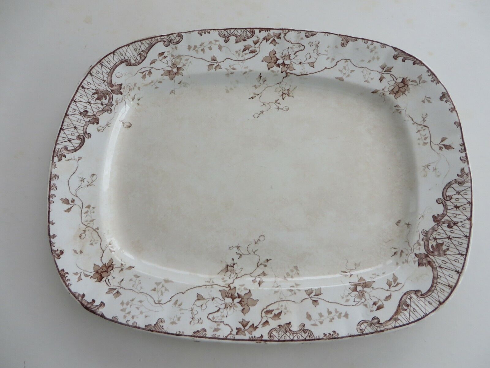 1800s W.H.&C. Antique Transfer Platter, Windsor