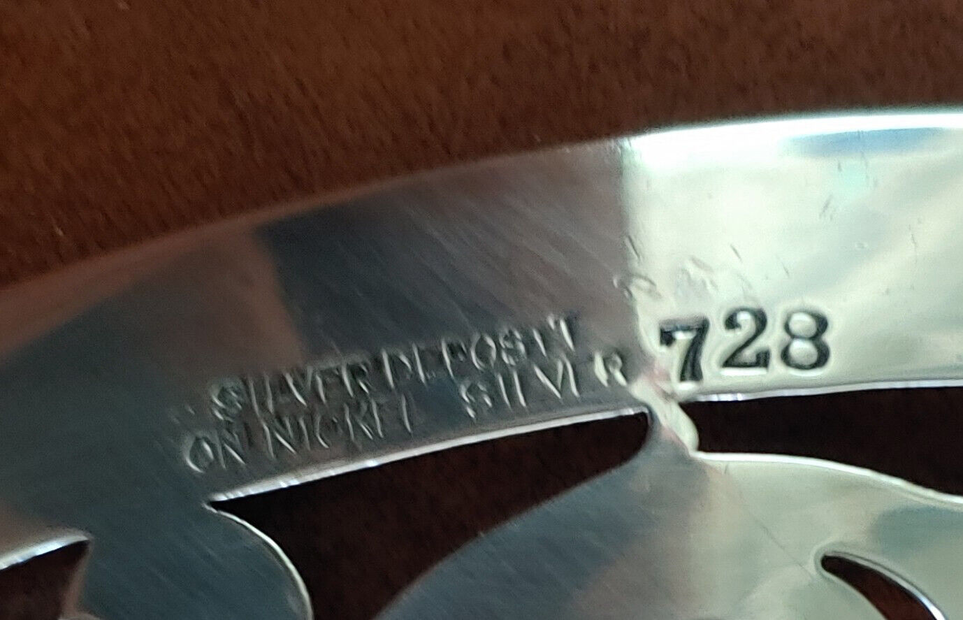 Antique Silver Deposit Tray - Middletown Silver Co