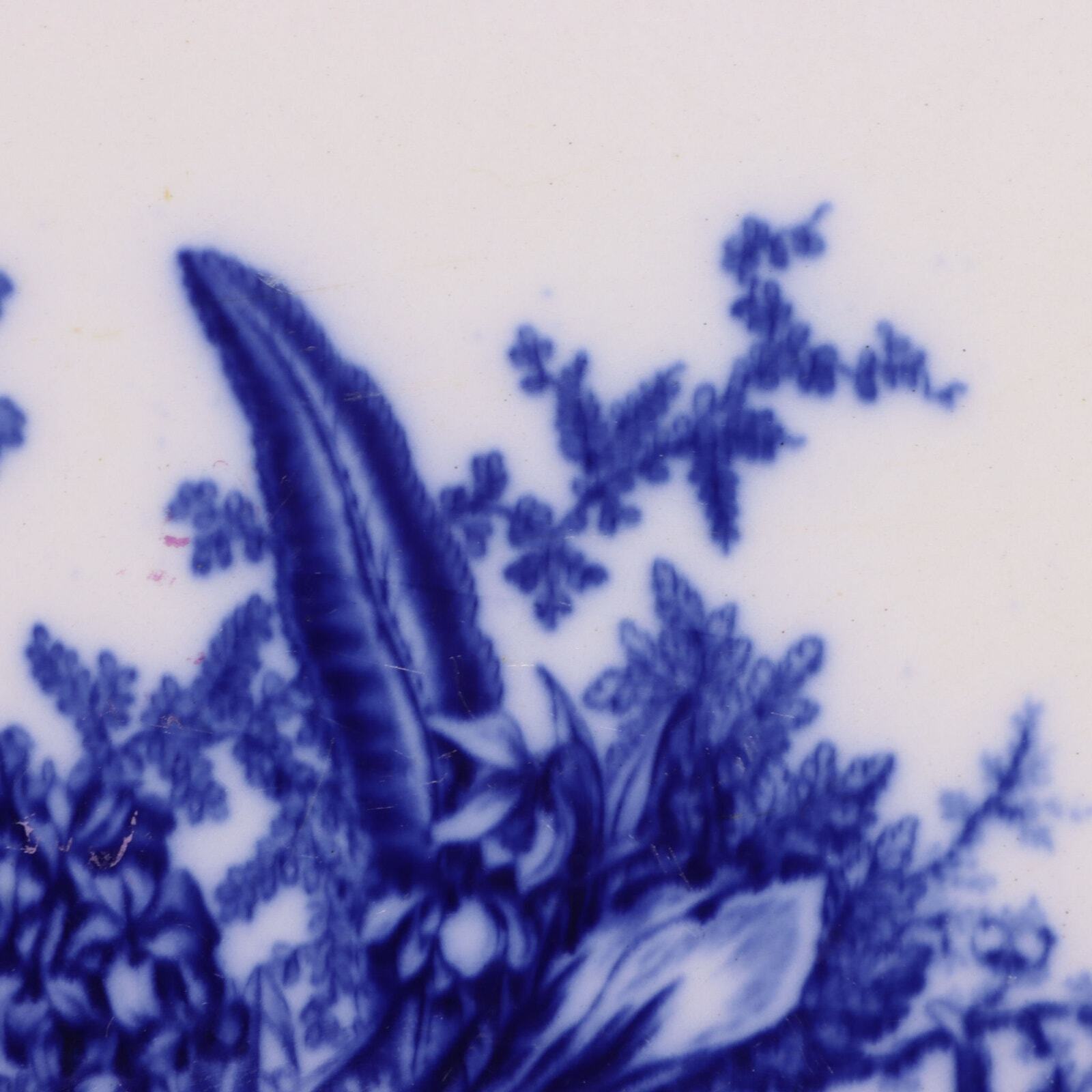 William Adams Fern Flow Blue Serving Platter 16.5