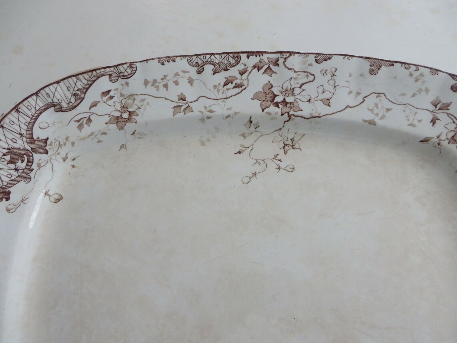 1800s W.H.&C. Antique Transfer Platter, Windsor
