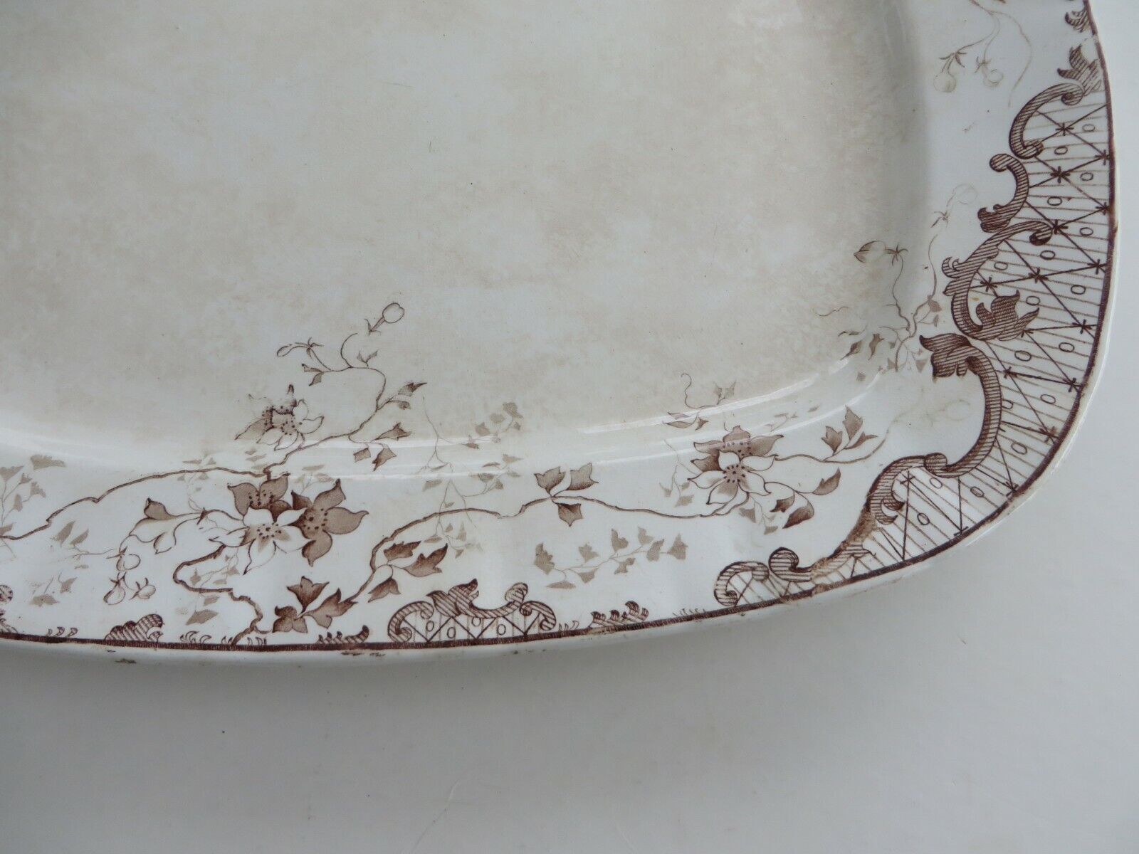 1800s W.H.&C. Antique Transfer Platter, Windsor