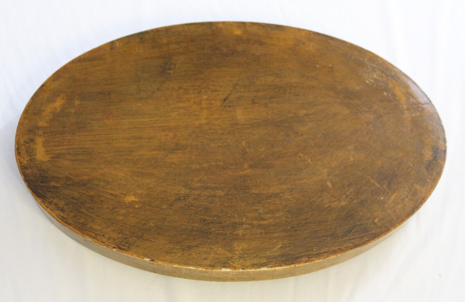 1800s Hand-Painted Floral Wooden Tray from France