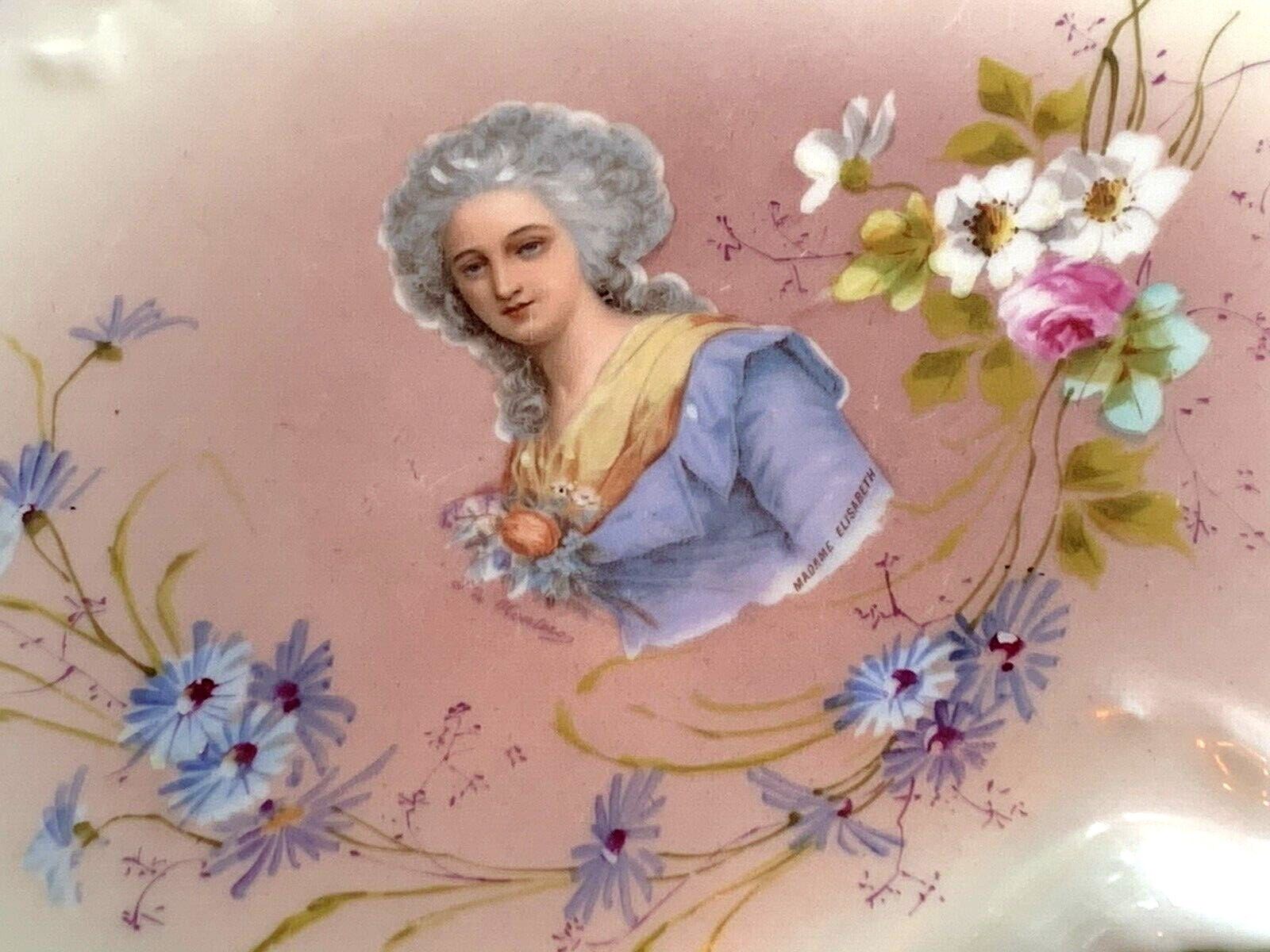 Antique WG&Co Limoges Kidney Vanity Tray