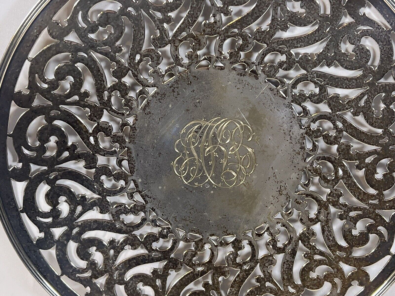 Antique Middletown Silver Co 9.5” Tray