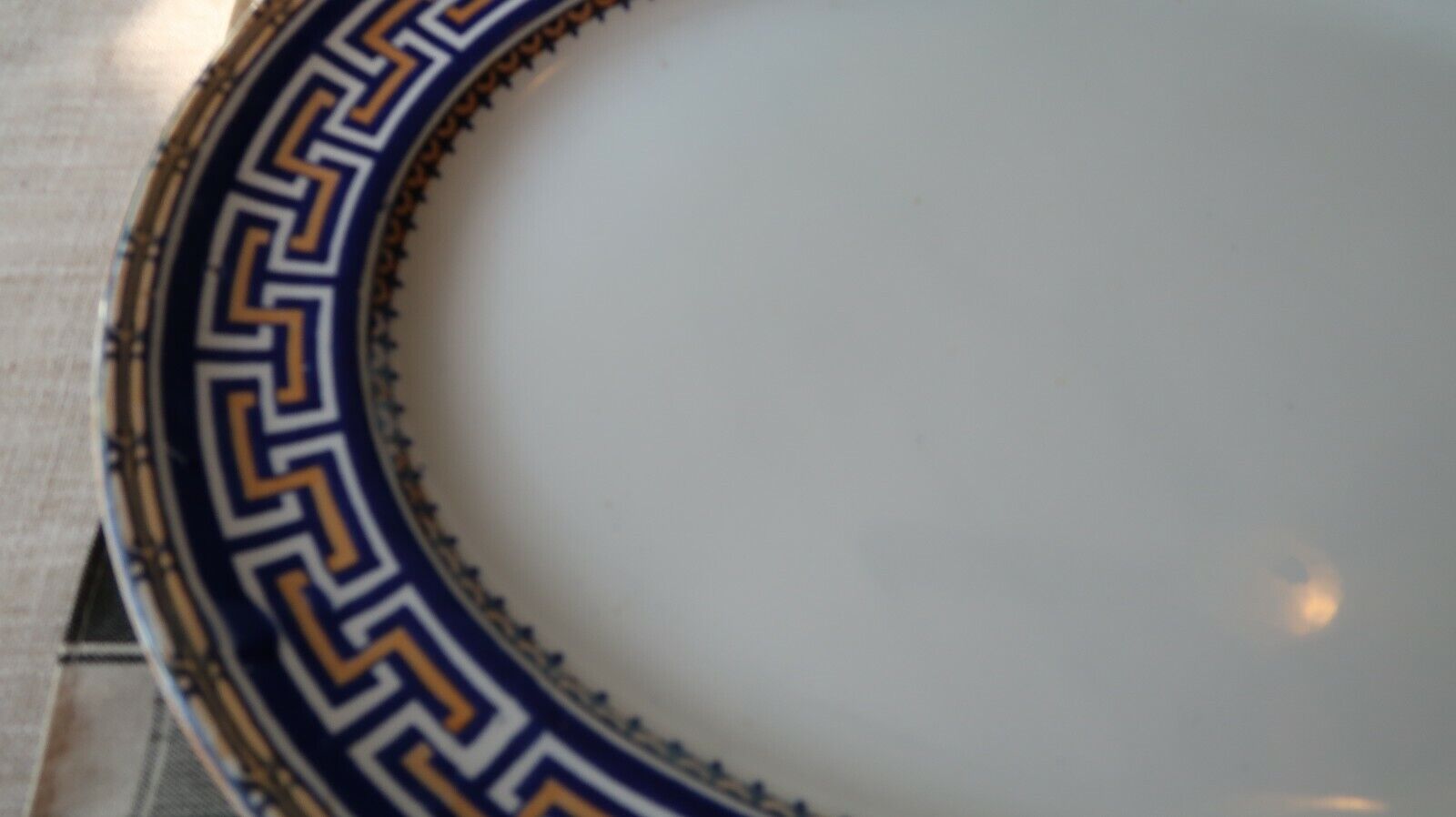 Antique Greek Revival Mintons Serving Tray Platter