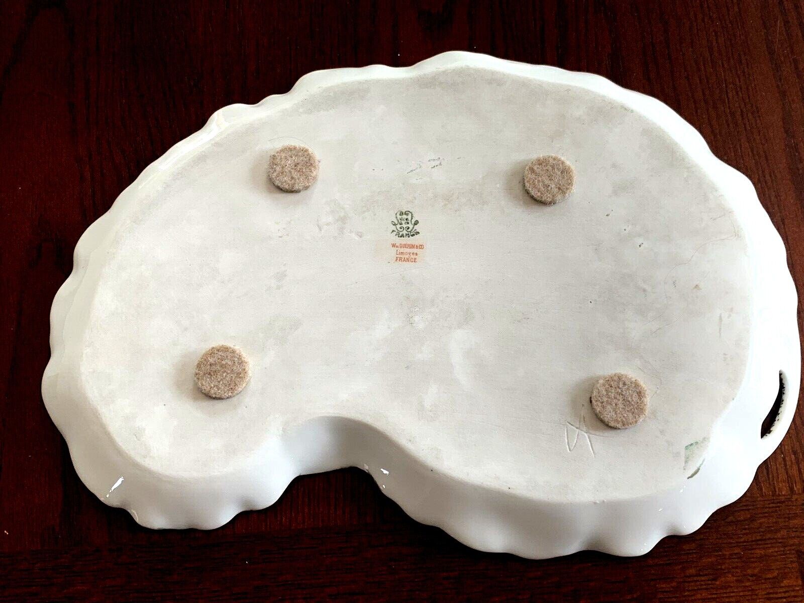 Antique WG&Co Limoges Kidney Vanity Tray